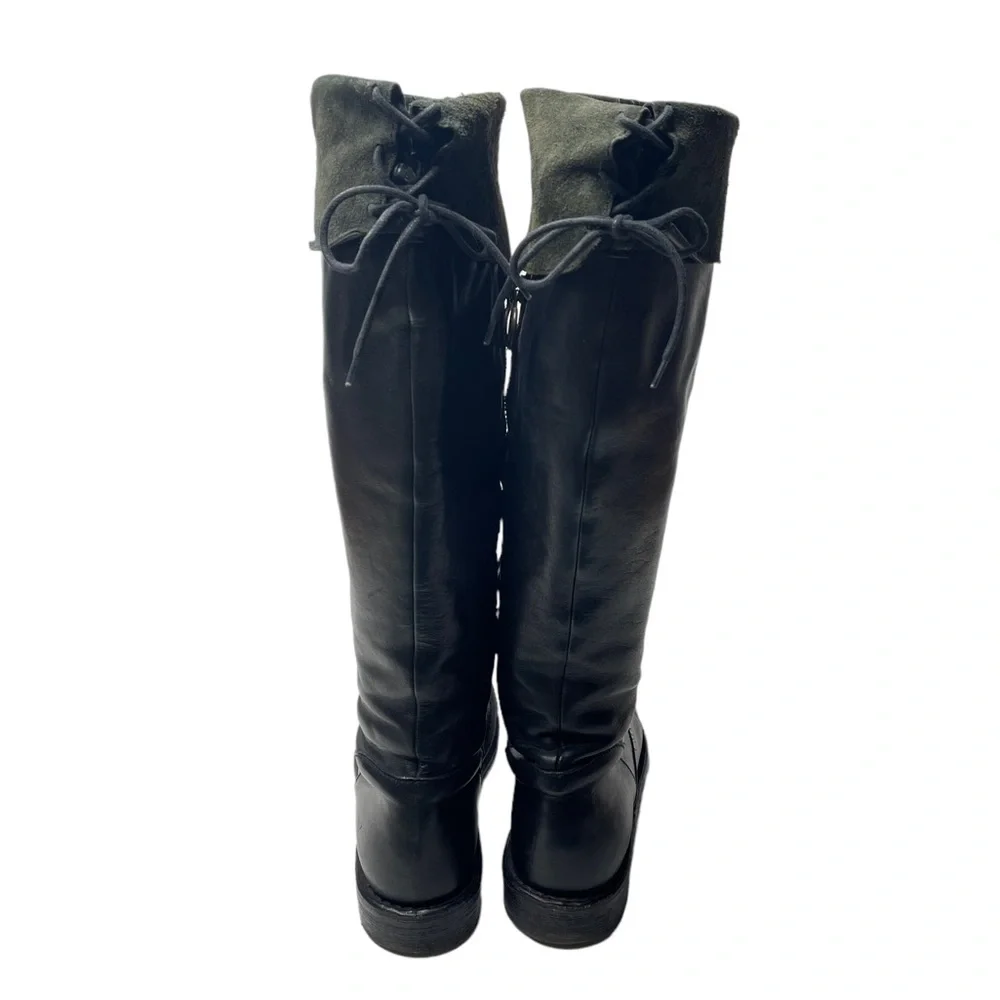 Fiorentini + Baker | Eternity 705 Knee High Boot in Black Leather 37.5